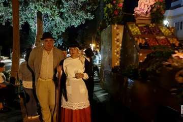 La carreta de Arenales triunfa en la romería de Valsequillo (Foto Francisco Javier Santana)